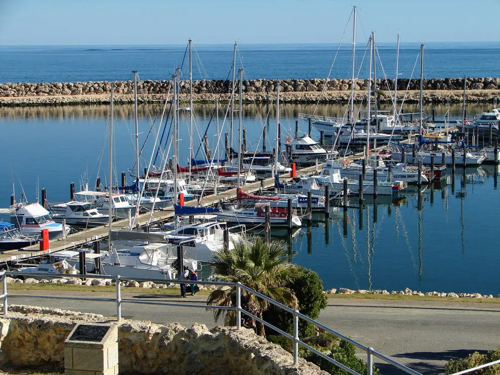 Two Rocks Marina, near the Ocean Reef Marina north of Perth