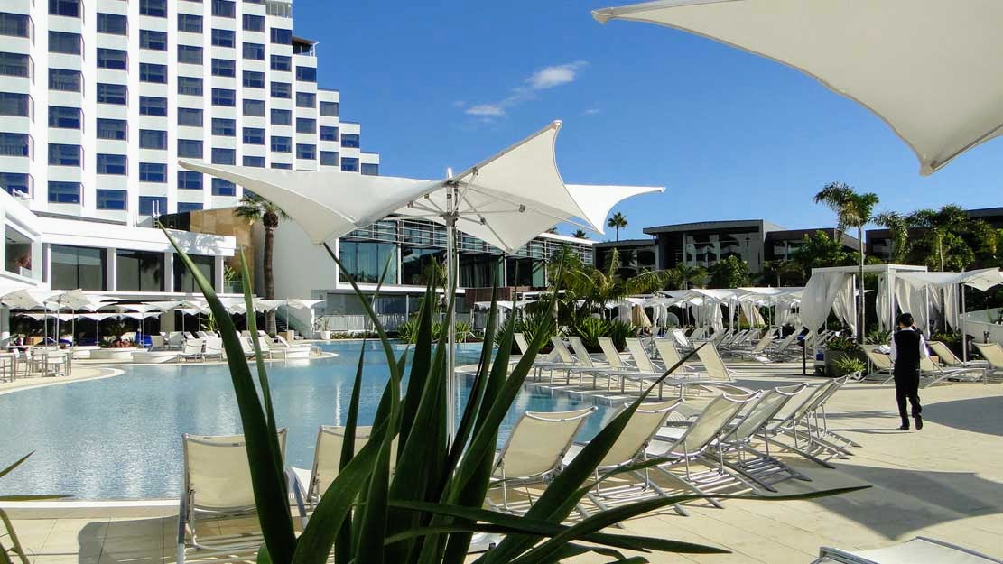 Resort pool at Crown Perth