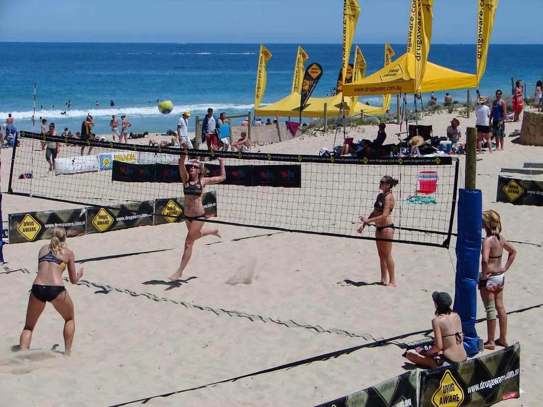 Volleyball Scarborough Beach Perth Australia.