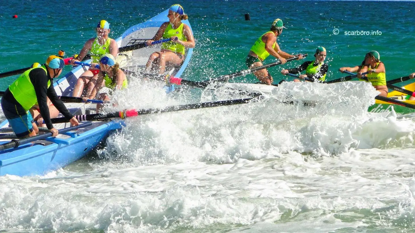 Surf boat race Perth