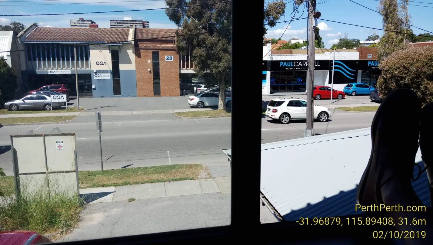 Office view over Perth