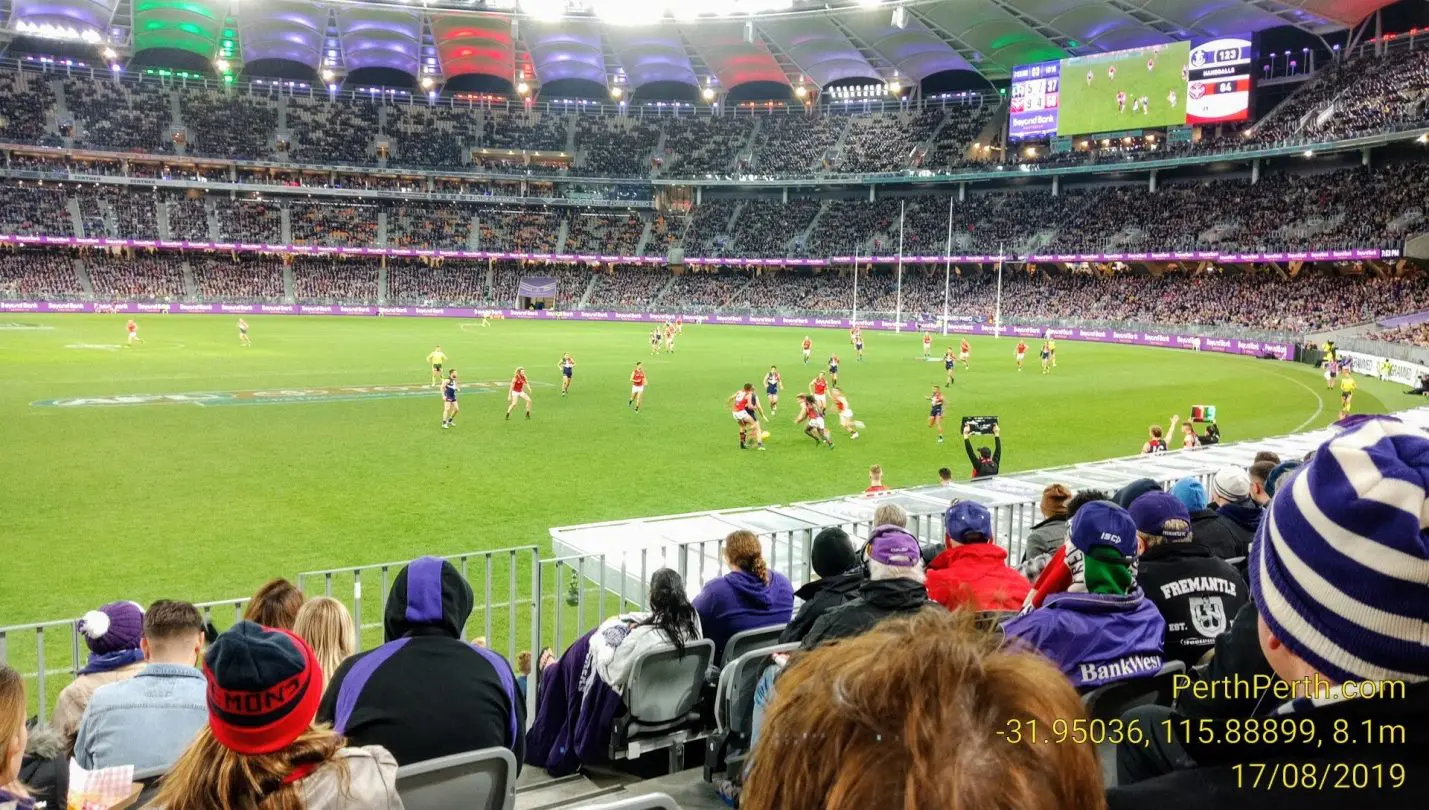 Inside Perth Stadium