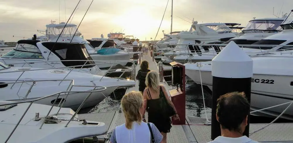 Boats at Hillarys Boat Harbour, Perth