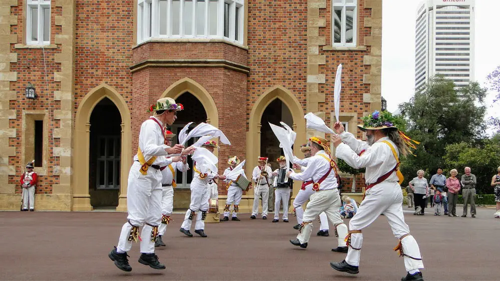 Morris Dancers at Government House.